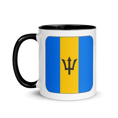 Barbados Flag Mug with Color Inside