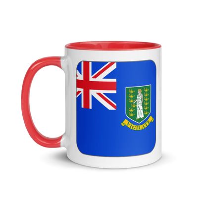 British Virgin Islands Flag Mug with Color Interior