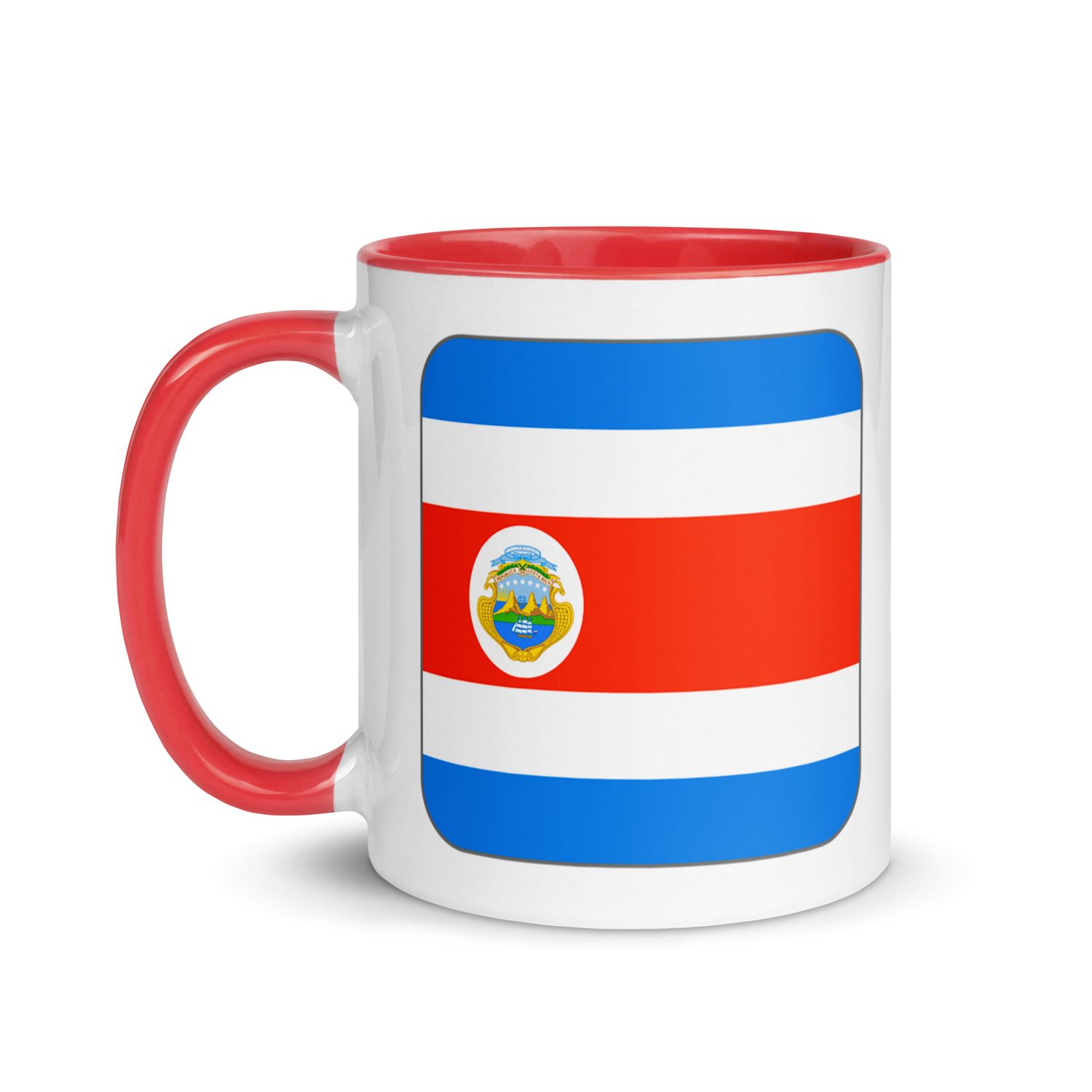 Costa Rica Flag Mug with Color Interior