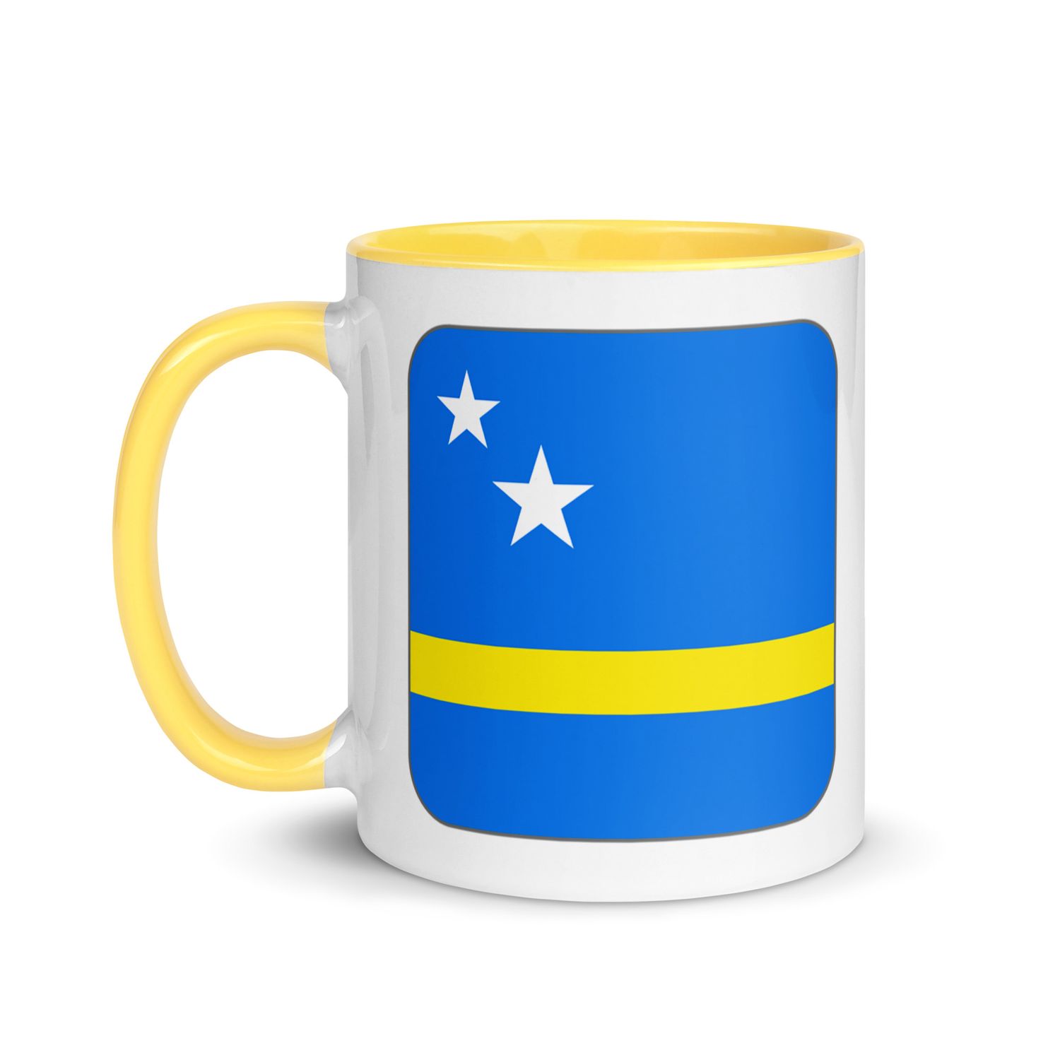 Curaçao Flag Mug with Color Inside