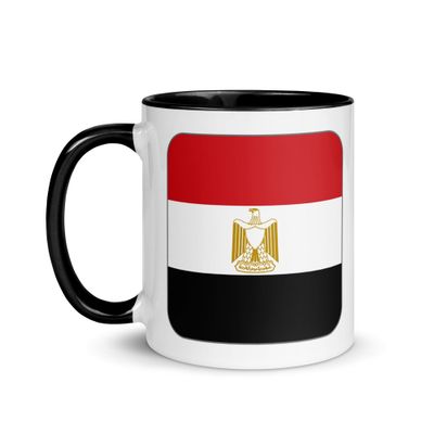 Egypt Flag Mug with Color Inside