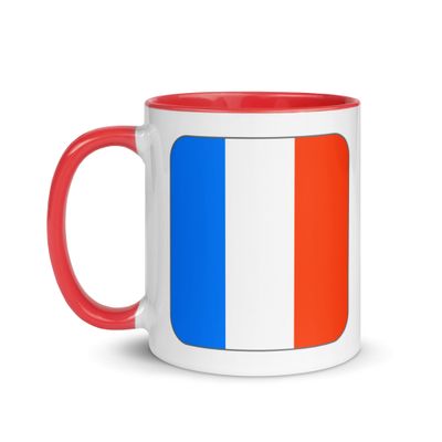France Flag Mug with Color Interior