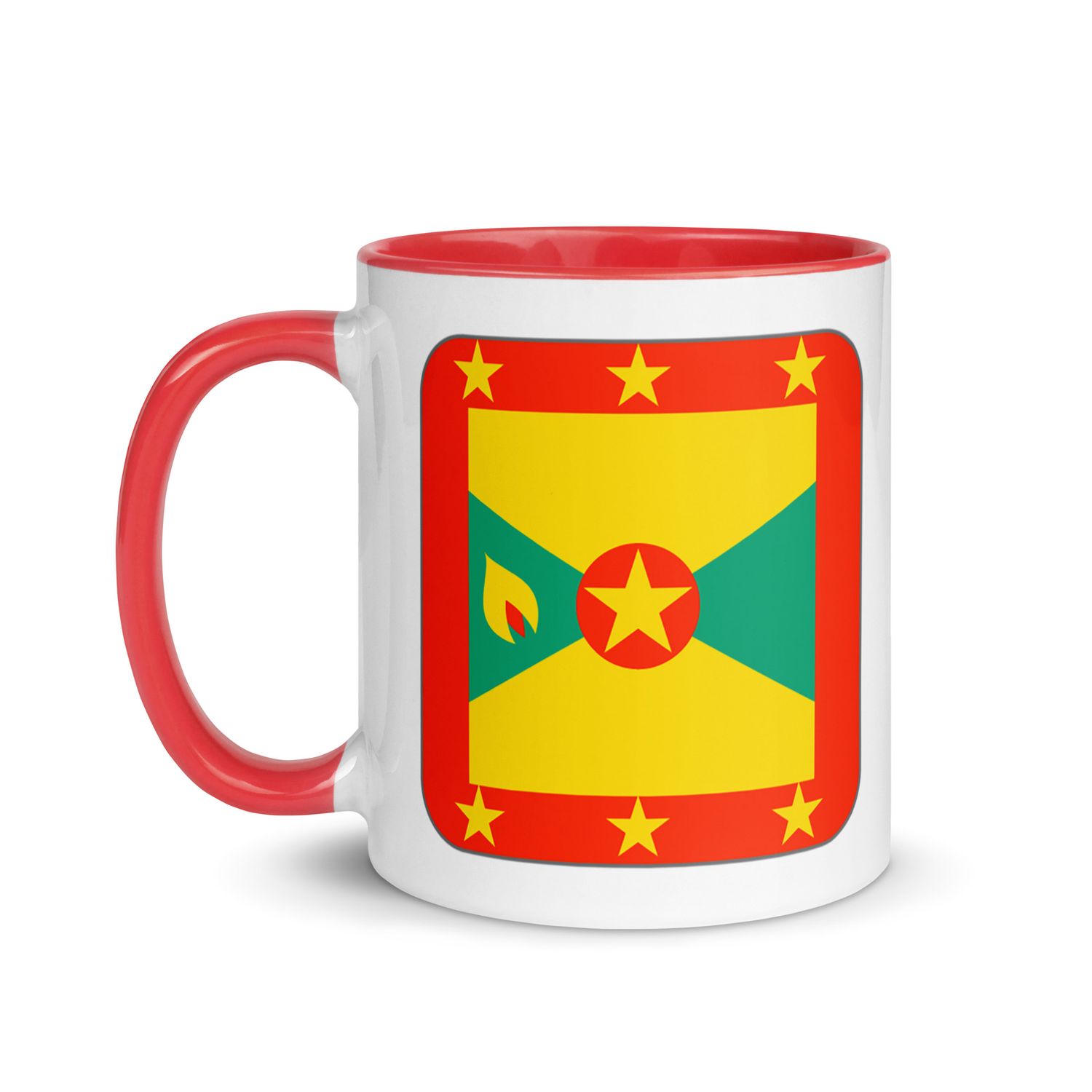 Grenada Flag Mug with Color Interior