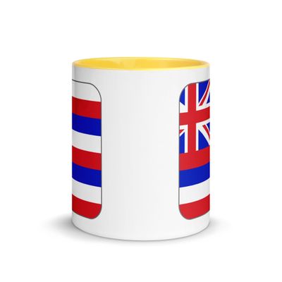 Hawaii Flag Mug with Color Interior
