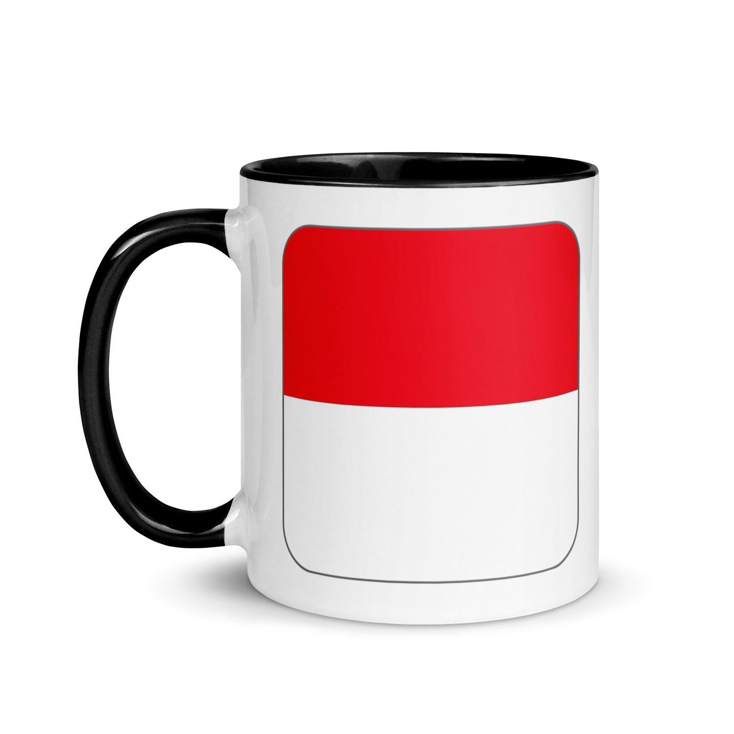 Indonesia Flag Mug with Color Interior