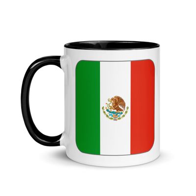 Mexico Flag Mug with Color Interior