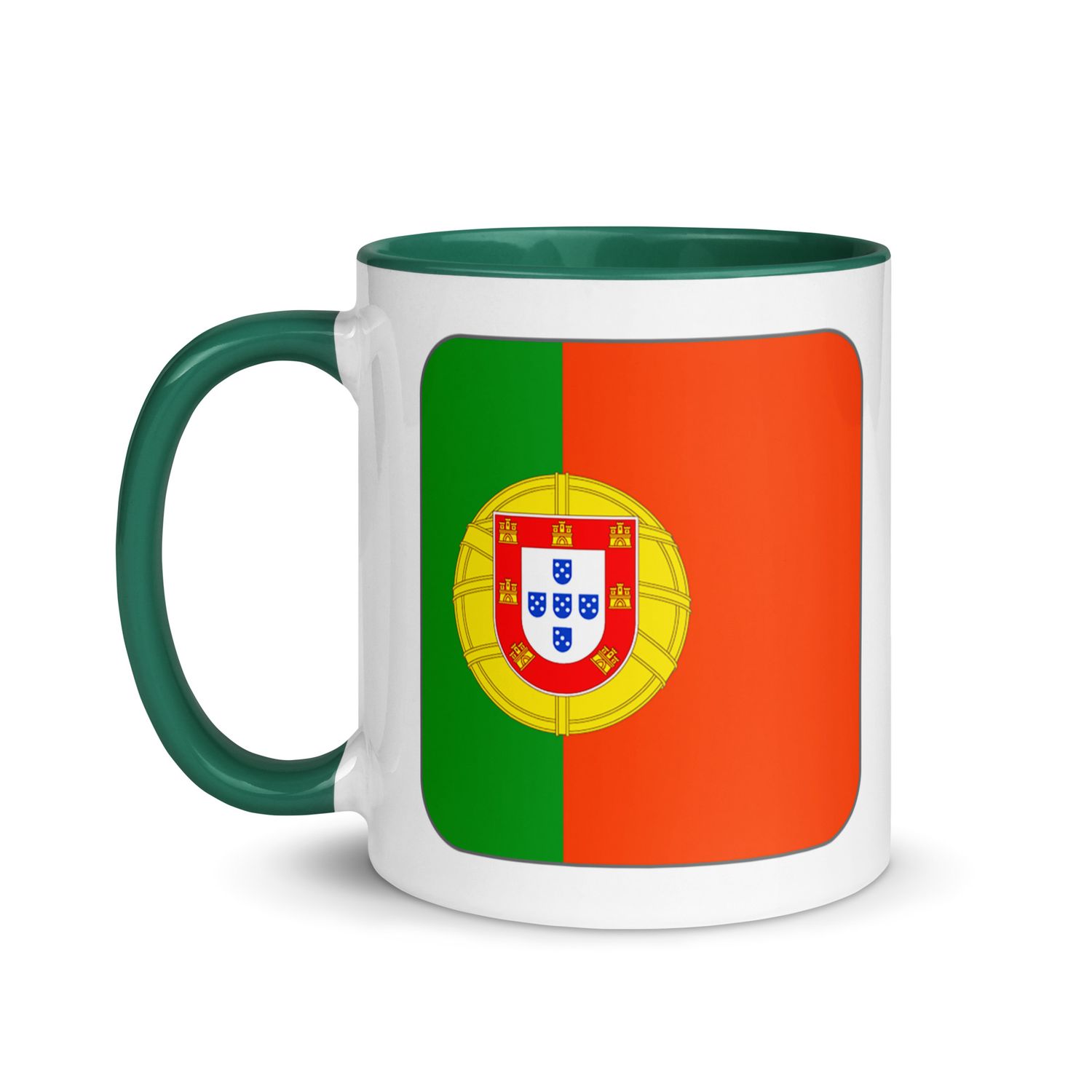 Portugal Flag Mug with Color Interior