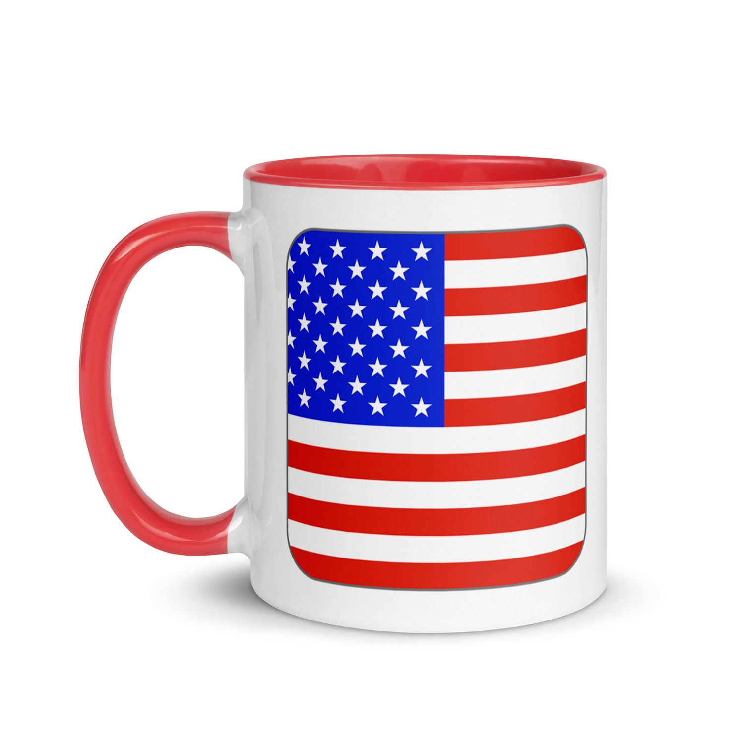 United States Flag Mug with Color Interior