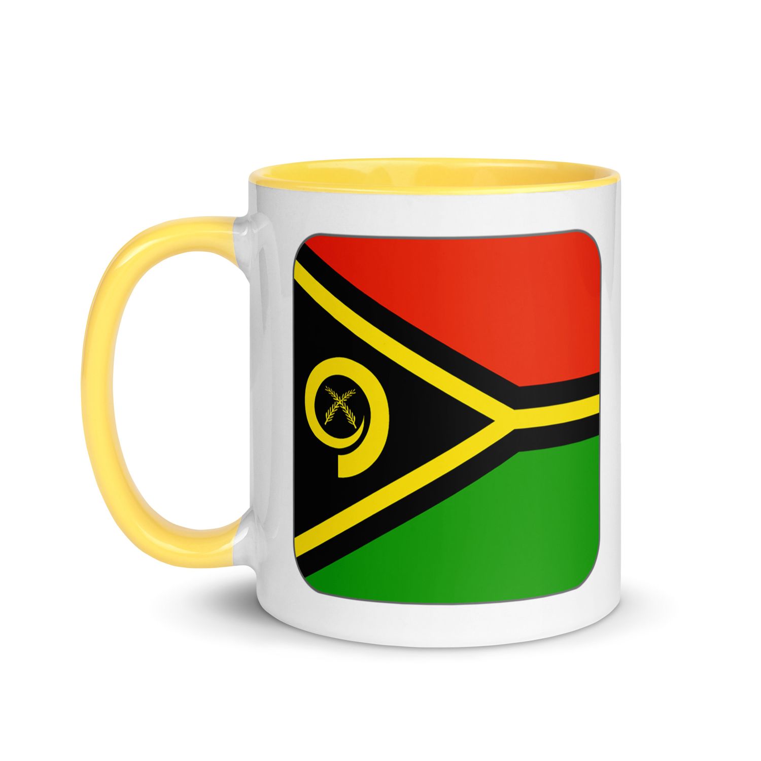 Vanuatu Flag Mug with Color Interior