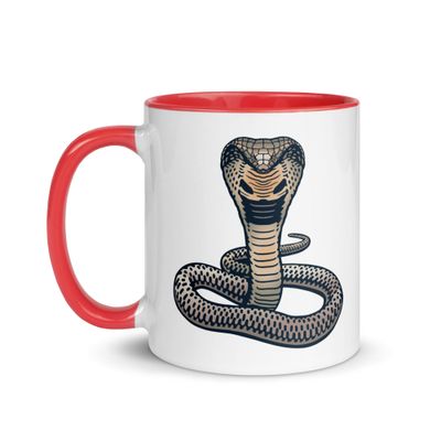Indian King Cobra Mug with Color Interior