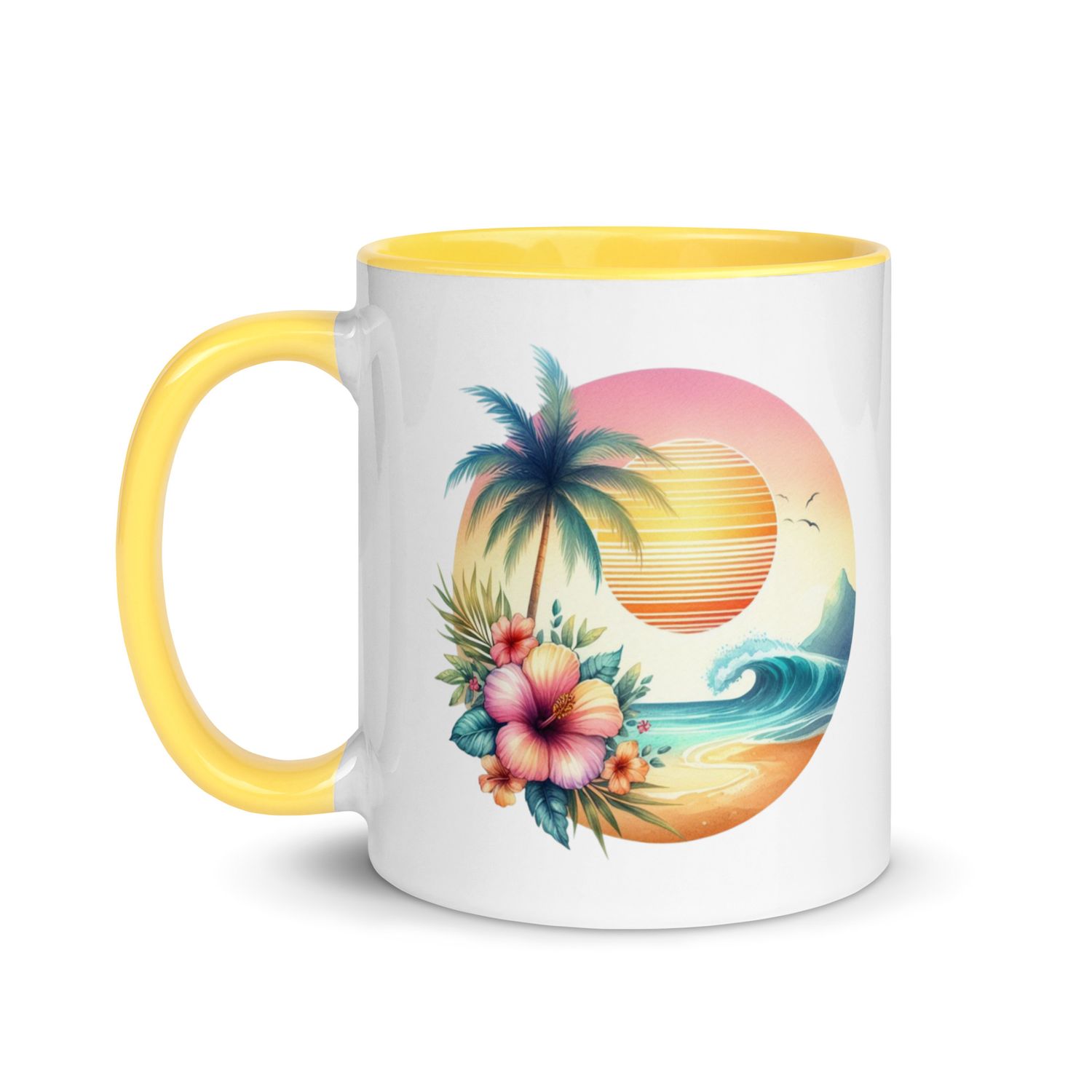 Summer Vacation Vibes (1) Mug with Color Interior