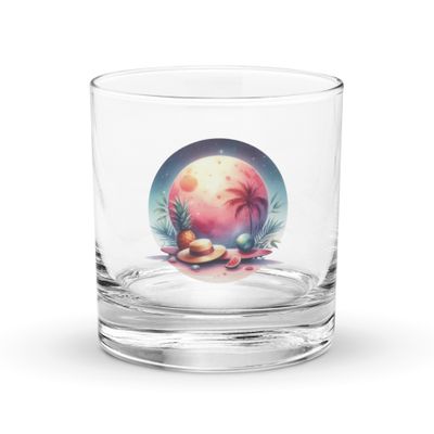 Summer Vacation Vibes (8) Rocks Glass
