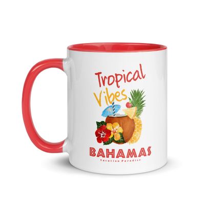 Bahamas Tropical Vibes Mug with Color Interior