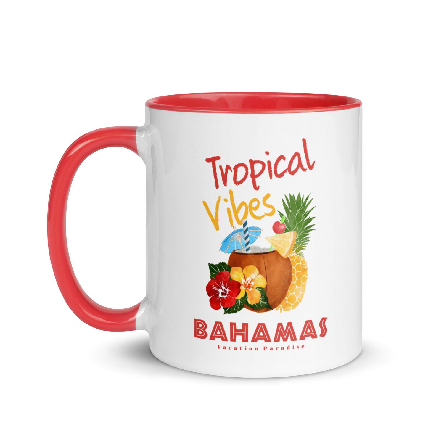 Bahamas Tropical Vibes Mug with Color Interior