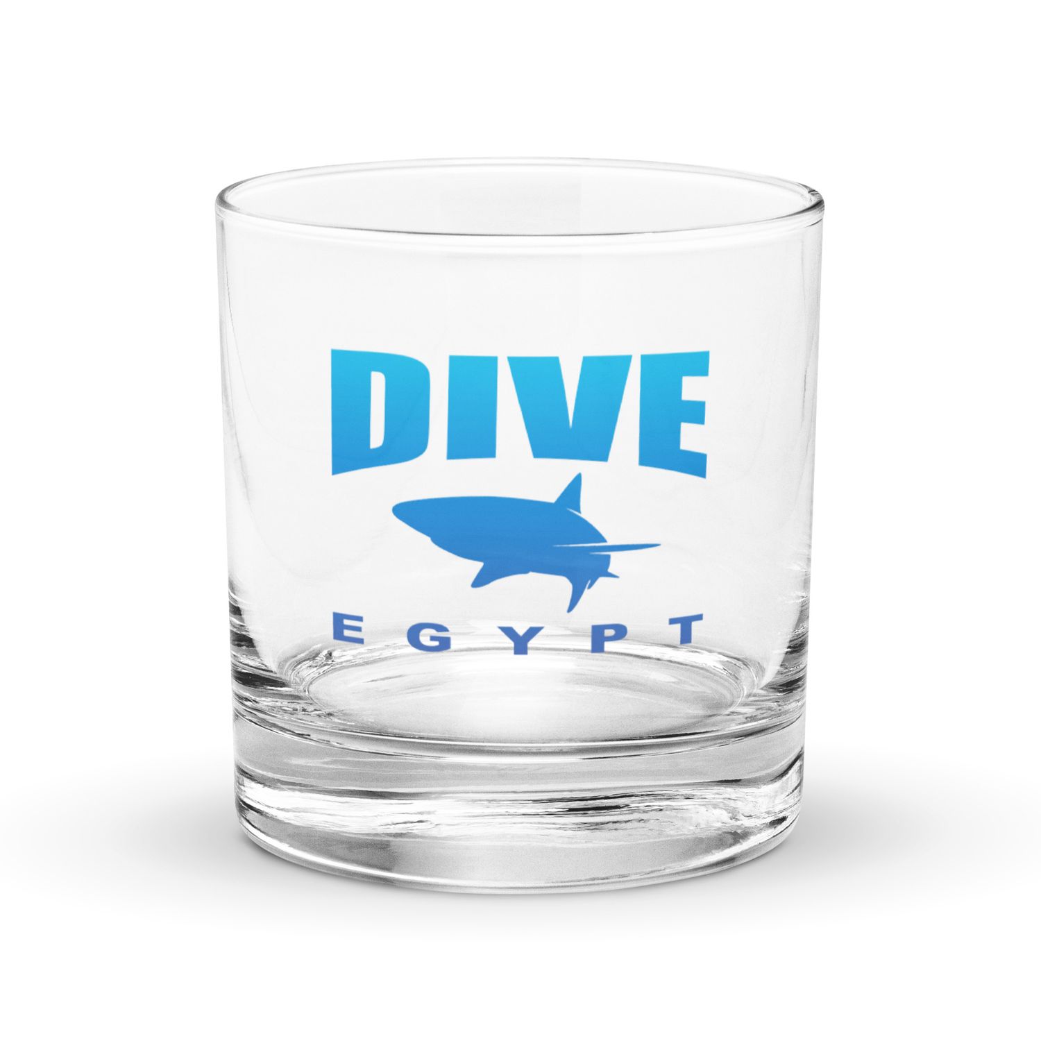 Dive Egypt with Shark, Scuba Diving in Egypt with Sharks Rocks Glass