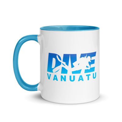 Dive Vanuatu, Scuba Diving in Vanuatu Mug with Color Interior