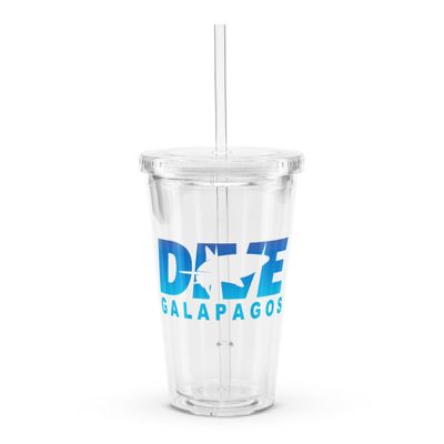 Dive Galapagos with Sharks, Scuba Diving at the Galapagos Islands Clear Plastic Insulated Tumbler