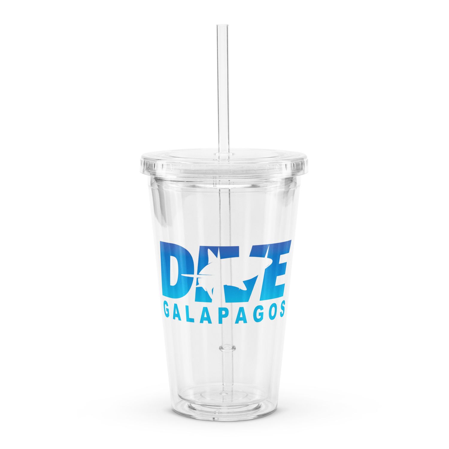 Dive Galapagos with Sharks, Scuba Diving at the Galapagos Islands Clear Plastic Insulated Tumbler