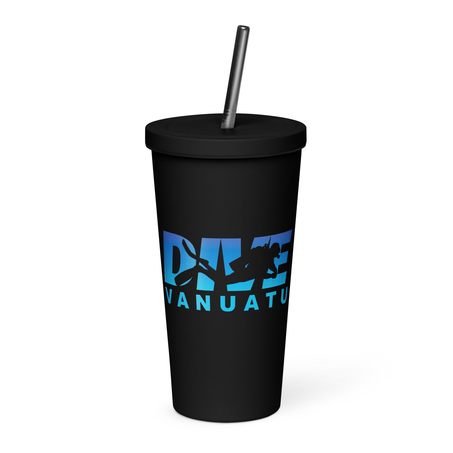 Dive Vanuatu, Scuba Diving in Vanuatu Insulated Tumbler with a Straw