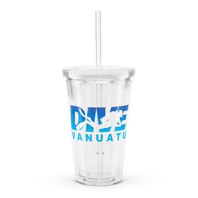 Dive Vanuatu, Scuba Diving in Vanuatu Clear Plastic Insulated Tumbler