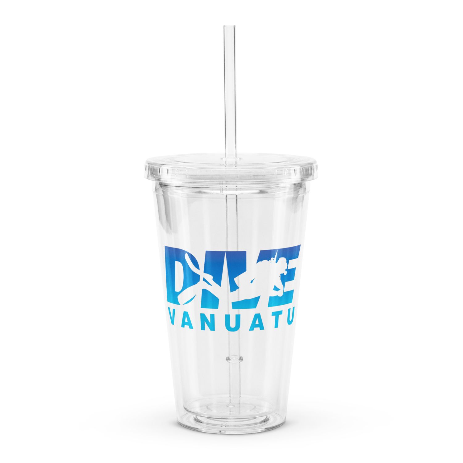Dive Vanuatu, Scuba Diving in Vanuatu Clear Plastic Insulated Tumbler