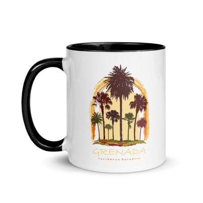 Grenada Paradise Travel, Tourist Vacation Mug with Color Interior
