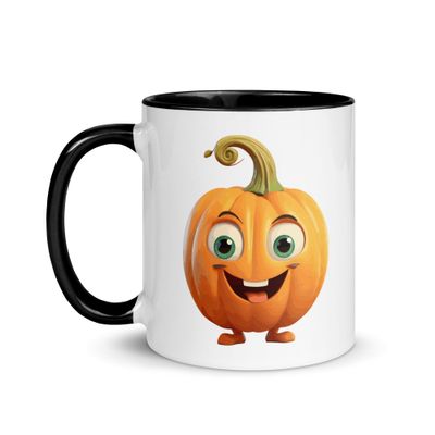 Halloween Happy Pumpkin 1 Mug with Color Interior