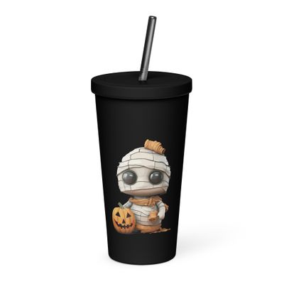 Halloween Mummy 1 Insulated Tumbler with a Straw
