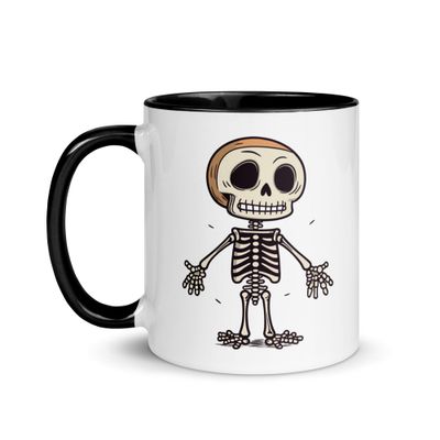 Halloween Skeleton 1 Mug with Color Interior