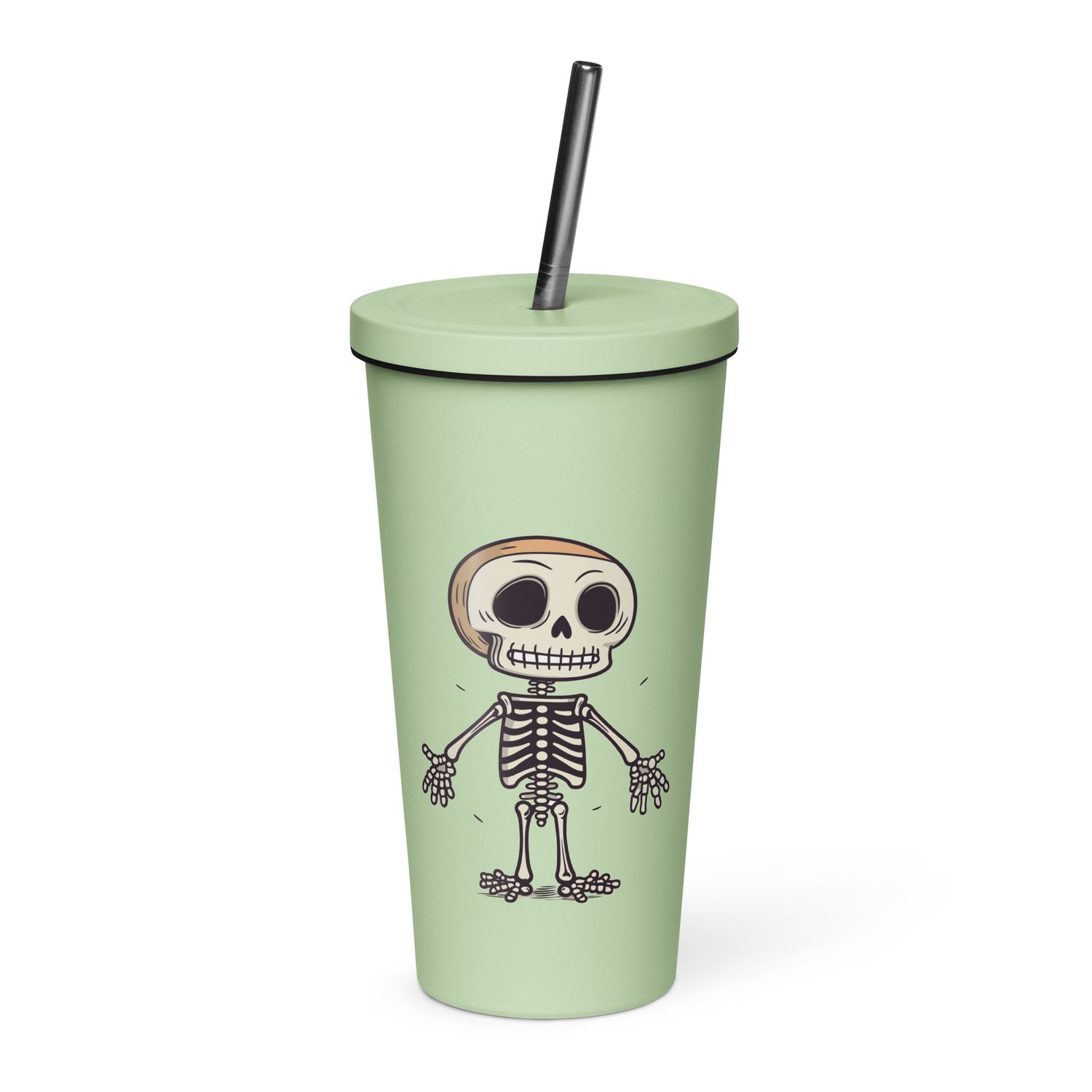 Halloween Skeleton 1 Insulated Tumbler with a Straw