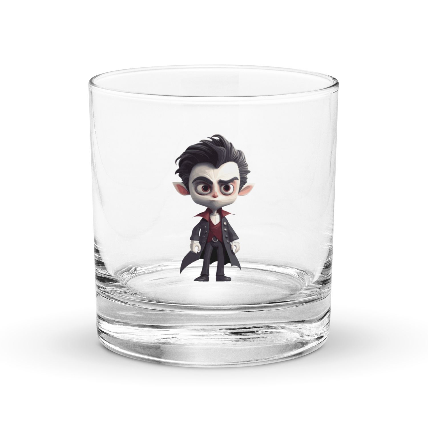 Halloween Vampire Boy 1 Rocks Glass
