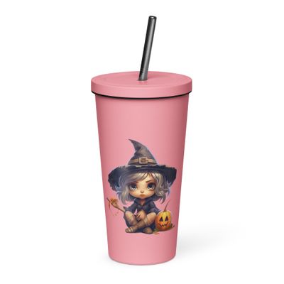 Halloween Witch 1 Insulated Tumbler with a Straw