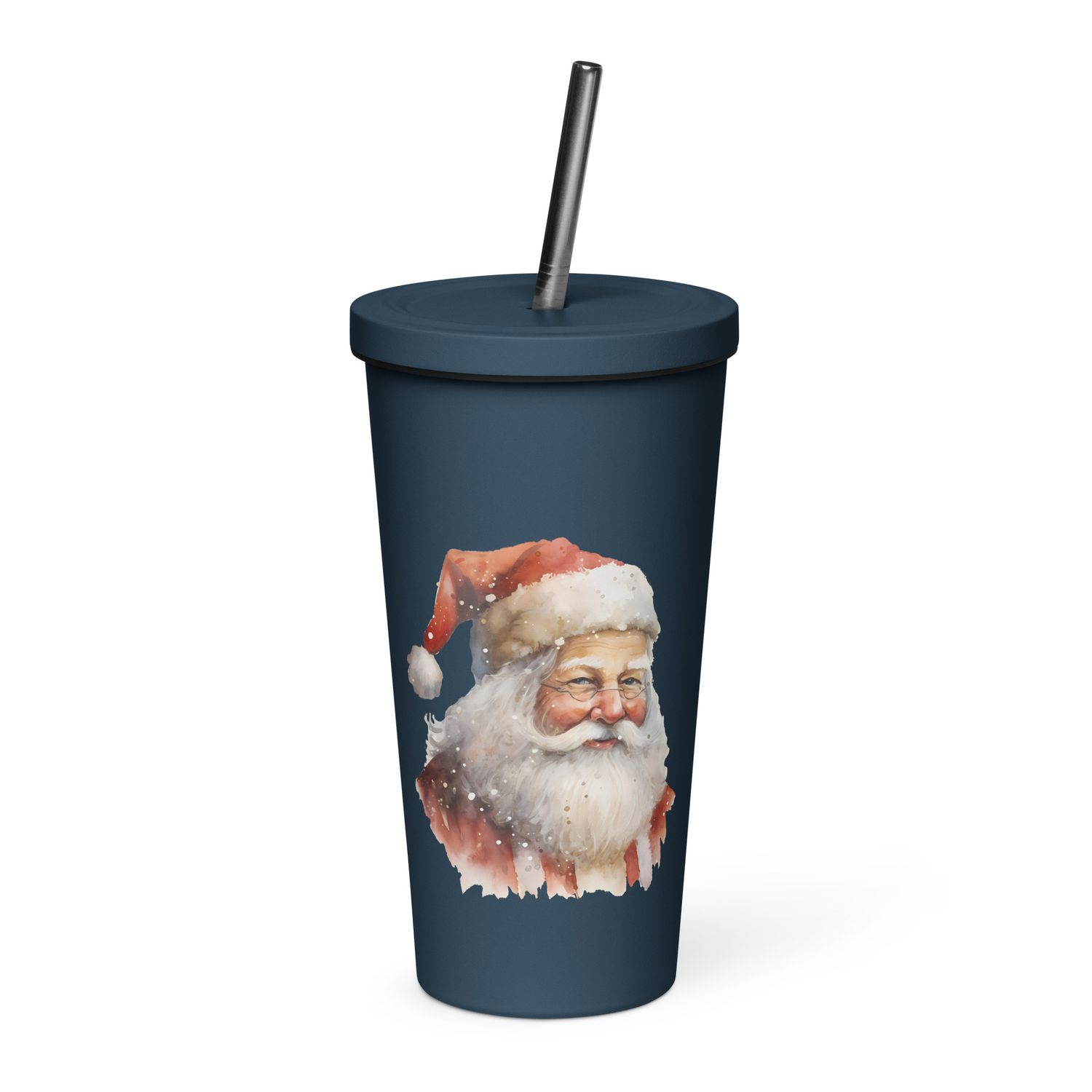 Santa Claus 1 Insulated Tumbler with a Straw