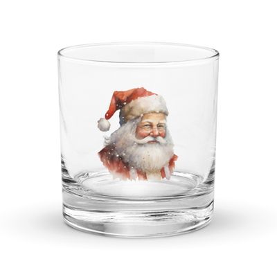 Santa Claus 1 Rocks Glass