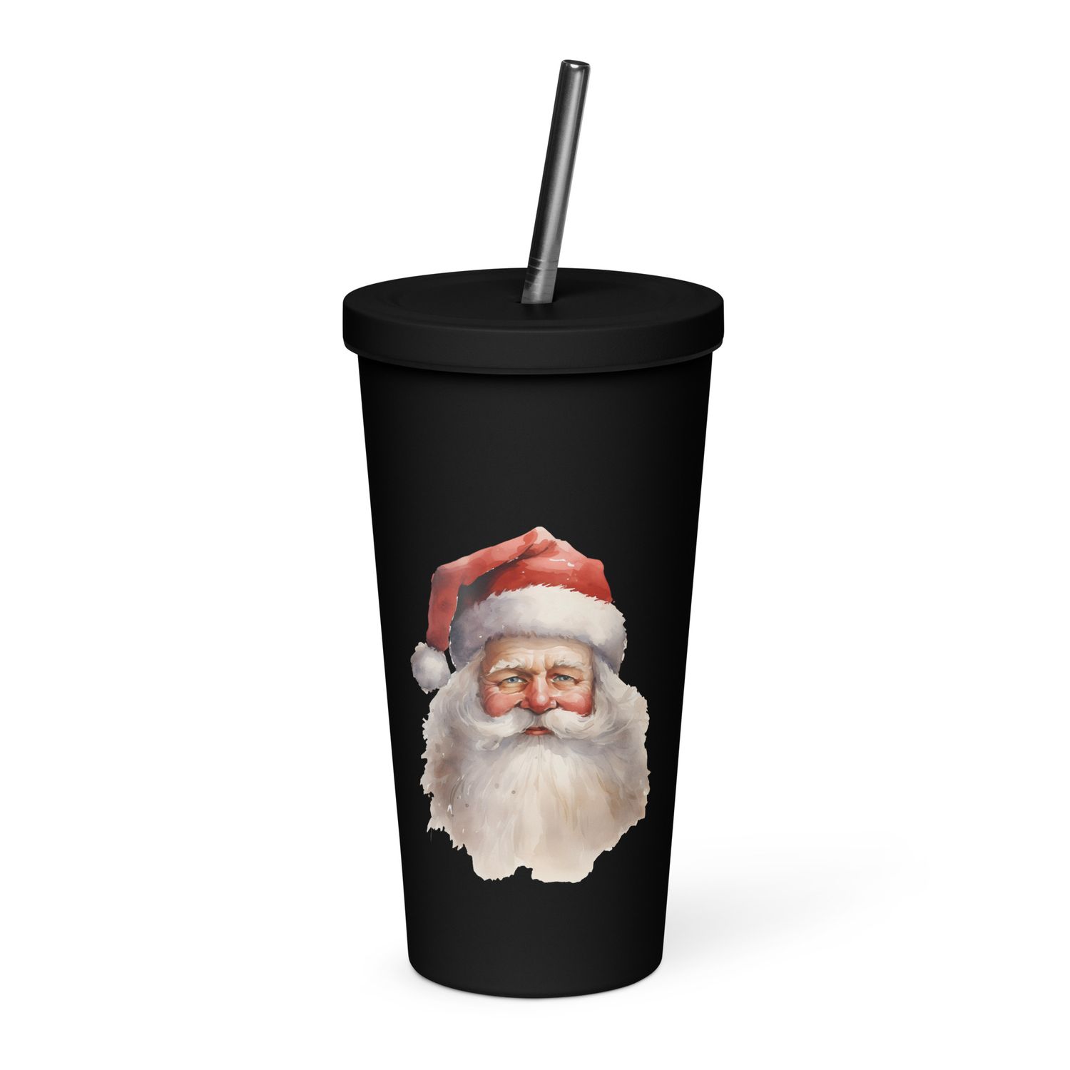 Santa Claus (#11) Insulated Tumbler with a Straw