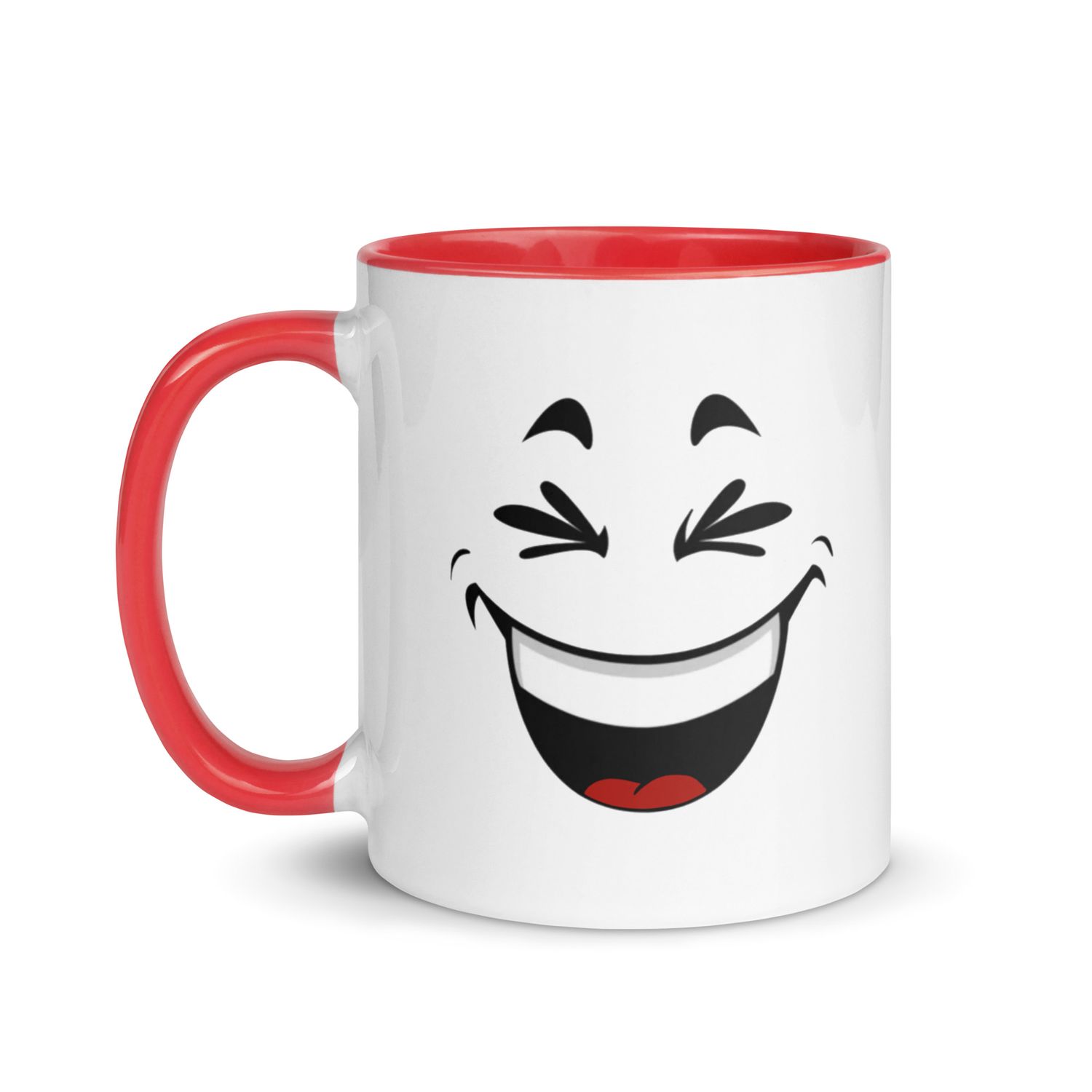 Laughing Face Mug with Color Interior