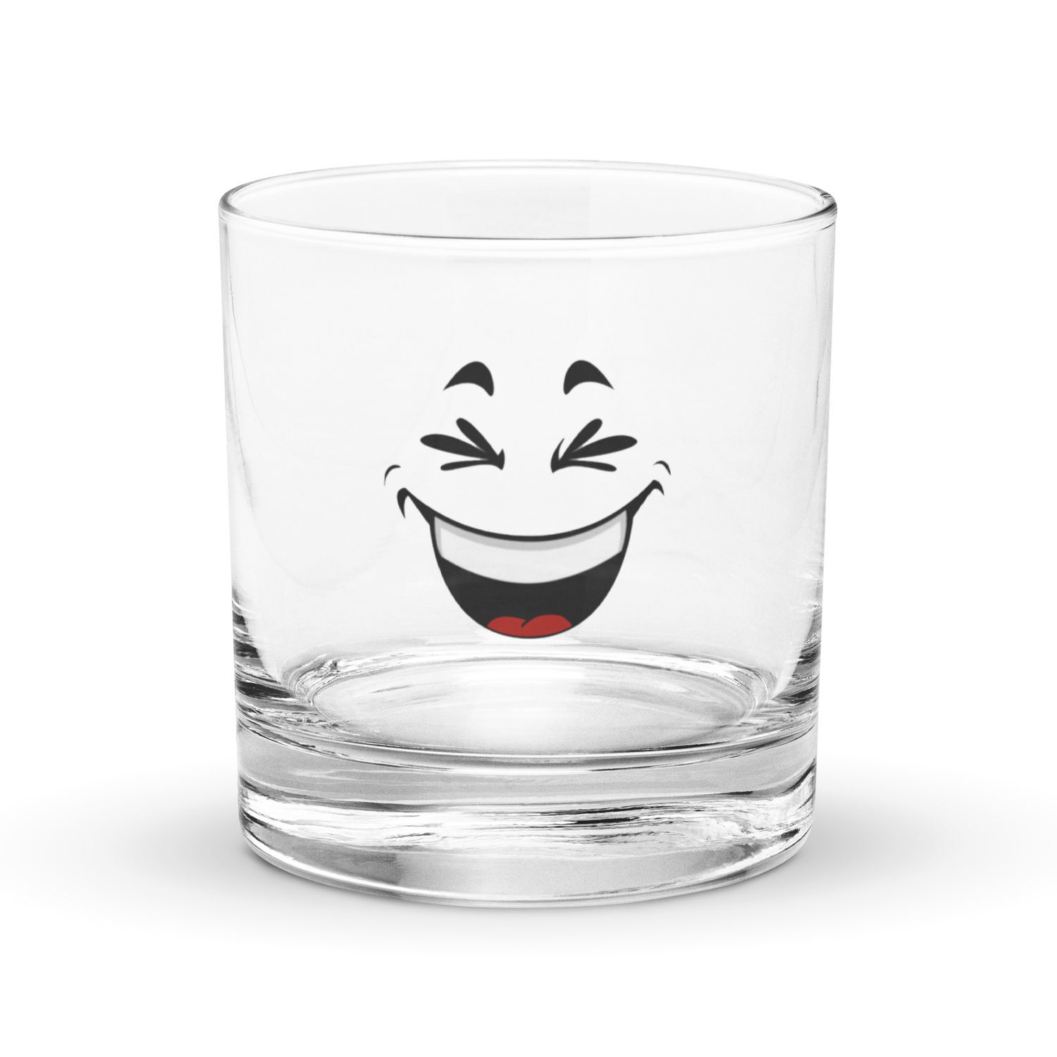 Laughing Face Rocks Glass