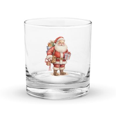 Santa Claus (#3) Rocks Glass