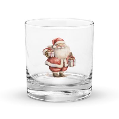 Santa Claus (#5) Rocks Glass
