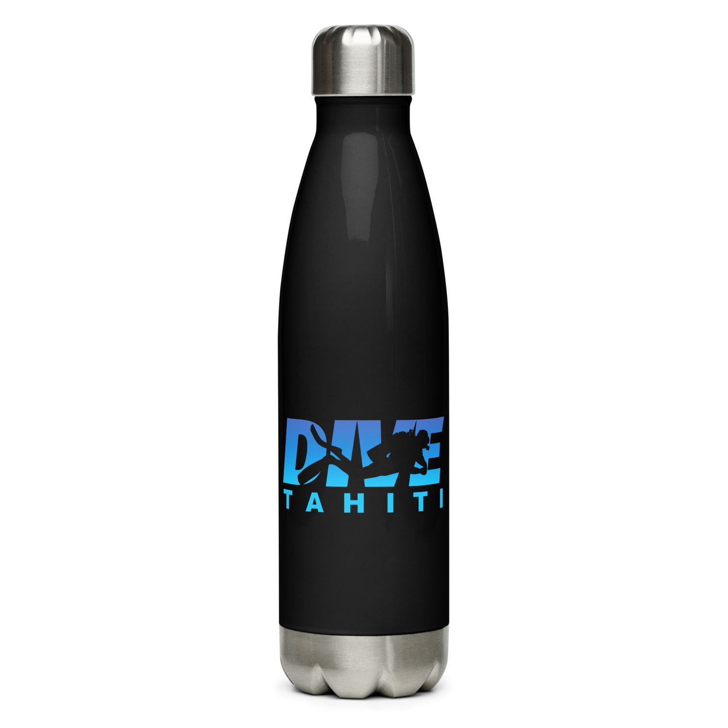Dive Tahiti, Scuba Diving at Tahiti Stainless Steel Water Bottle