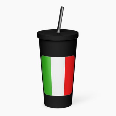 Insulated Tumblers with Straw