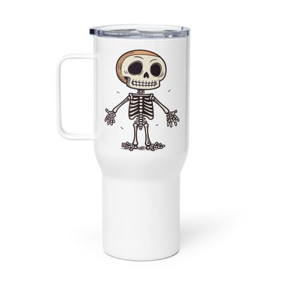 Halloween Skeleton 1 Travel Mug with a Handle