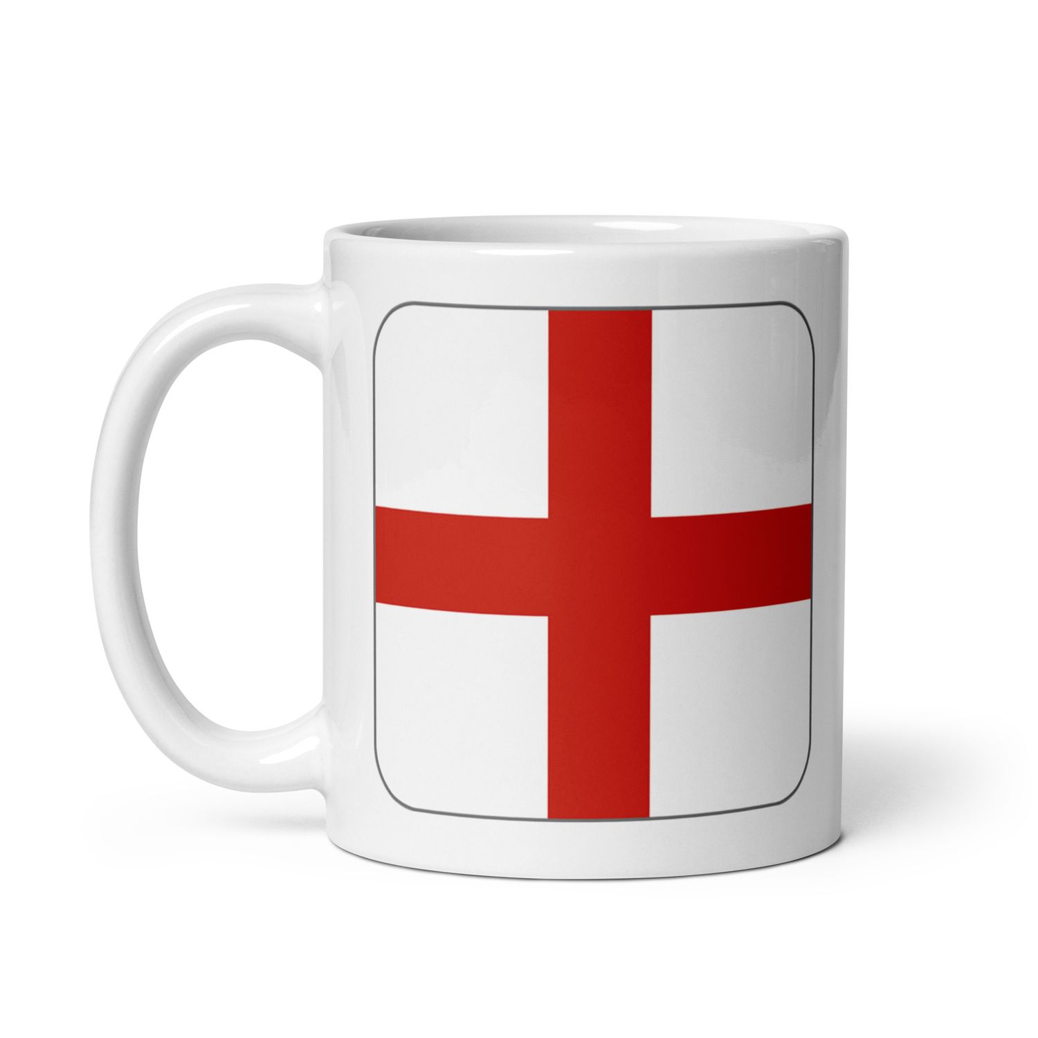 England Flag White Coffee Mug