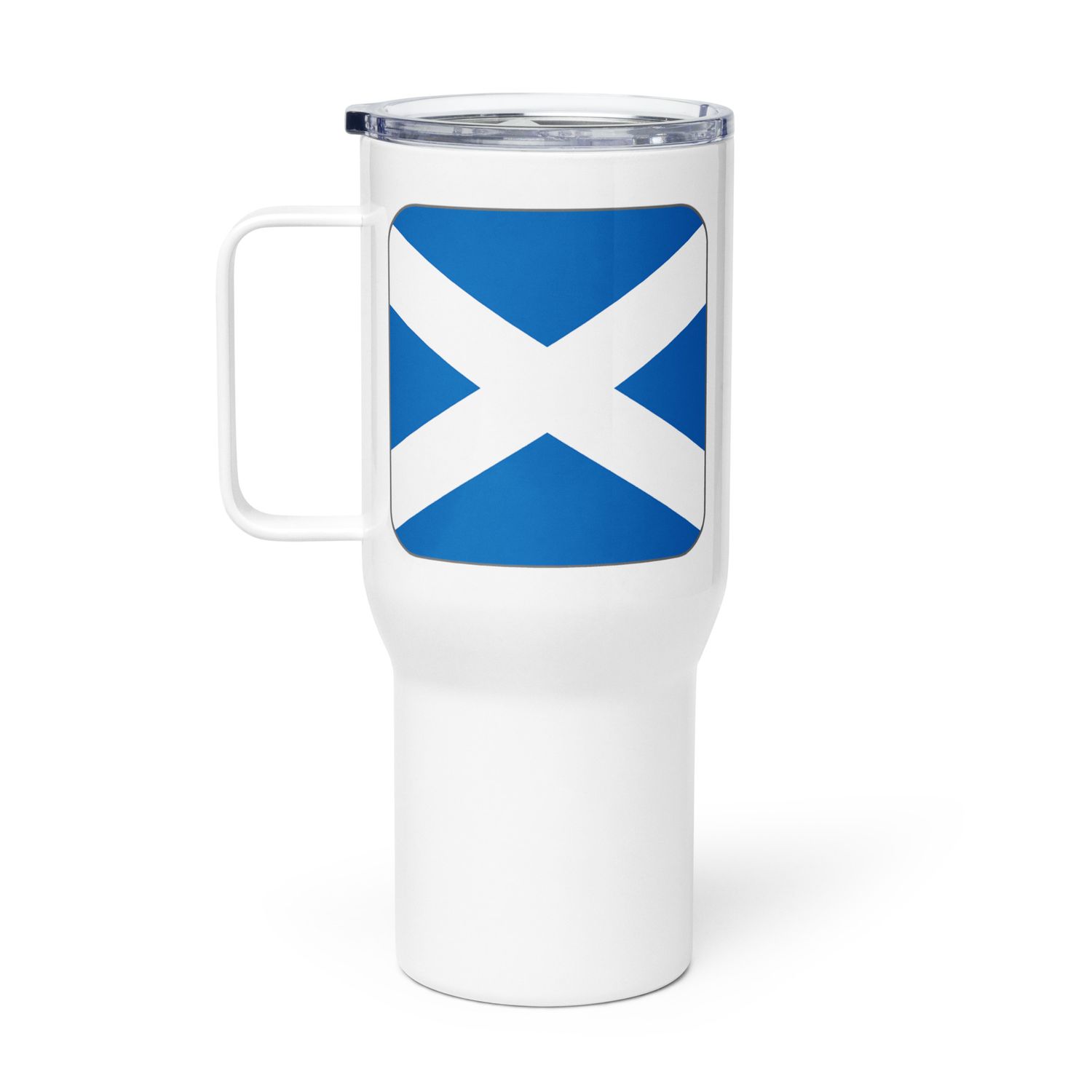 Scotland Flag Travel Mug with a Handle