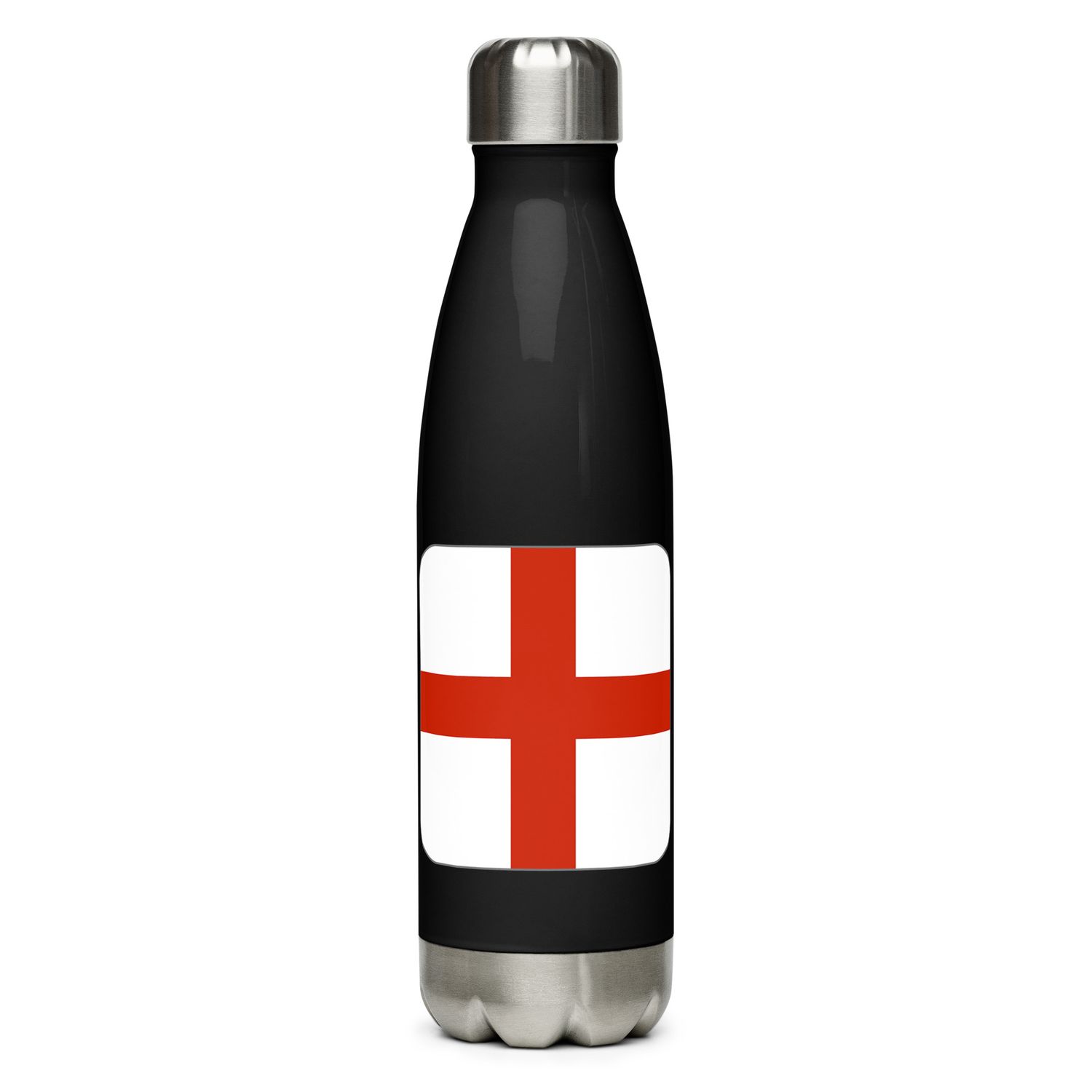 England Flag Stainless Steel Water Bottle