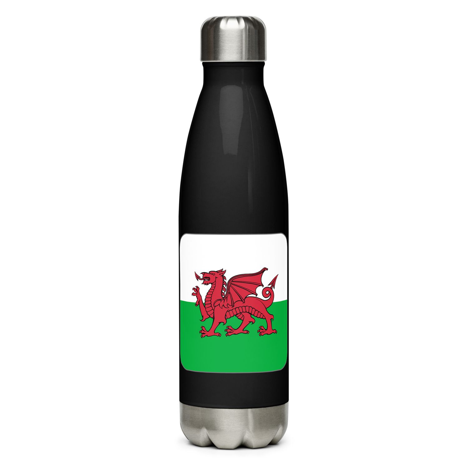 Wales Flag Stainless Steel Water Bottle