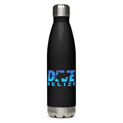 Dive Belize with Shark Stainless Steel Water Bottle