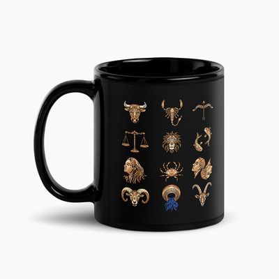 Black Ceramic Mugs