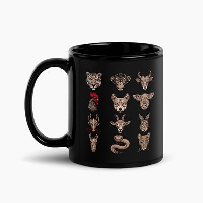 Black Ceramic Mugs