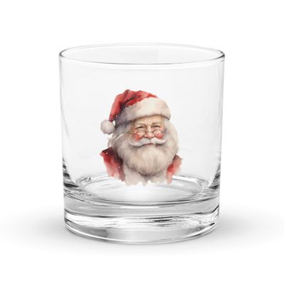 Santa Claus (12) Rocks Glass